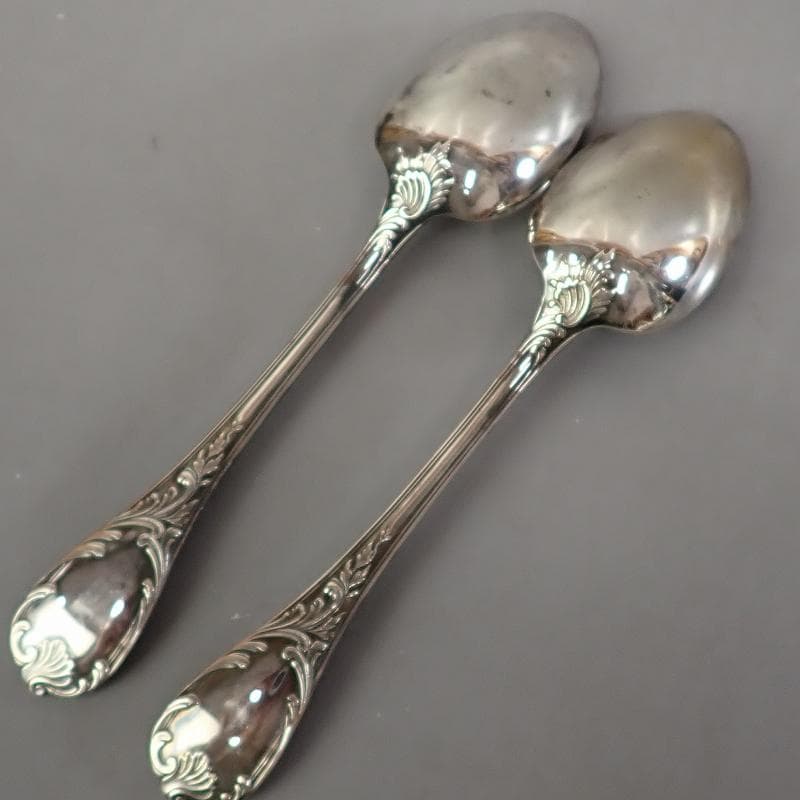 RU-5241　クリストフル　シルバー　マルリーテーブルスプーン　20.5㎝ペア