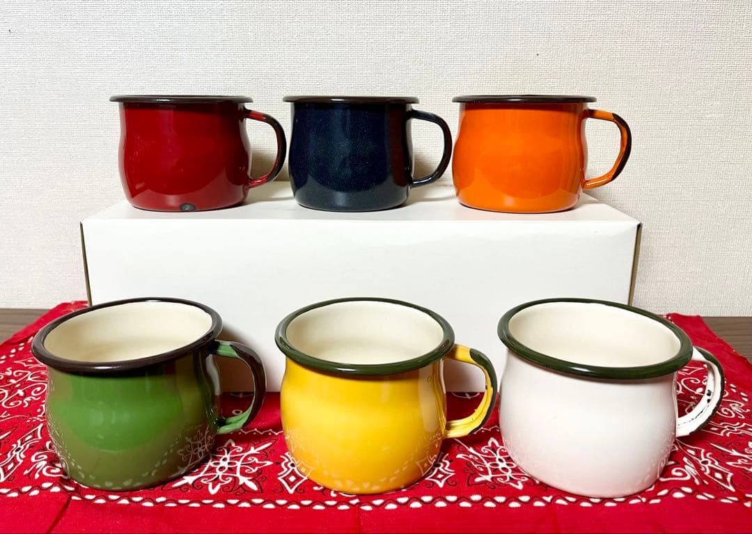 エマリアオルクシュ emalia olkusz 旧ロゴ 250mlマグ6個セット - メルカリ