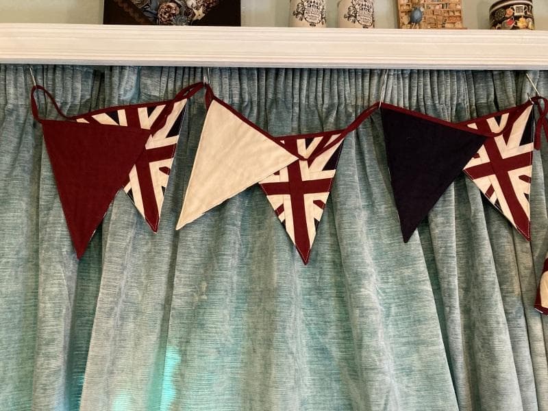 ガーランド ユニオンジャック 英国旗 プラチナジュビリー エリザベス女王
