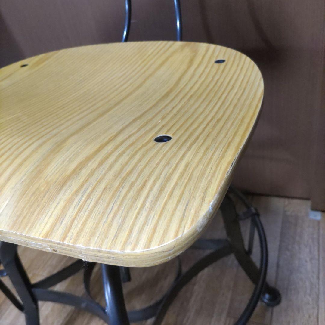 クラッシュゲート　椅子　回転式　高さ調整可能