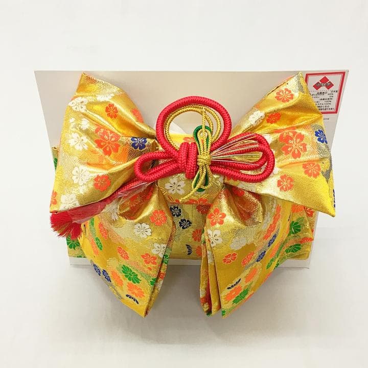 【新品】結び帯 作り帯 七五三 753 大 七歳 晴れ着 女の子 女児 470