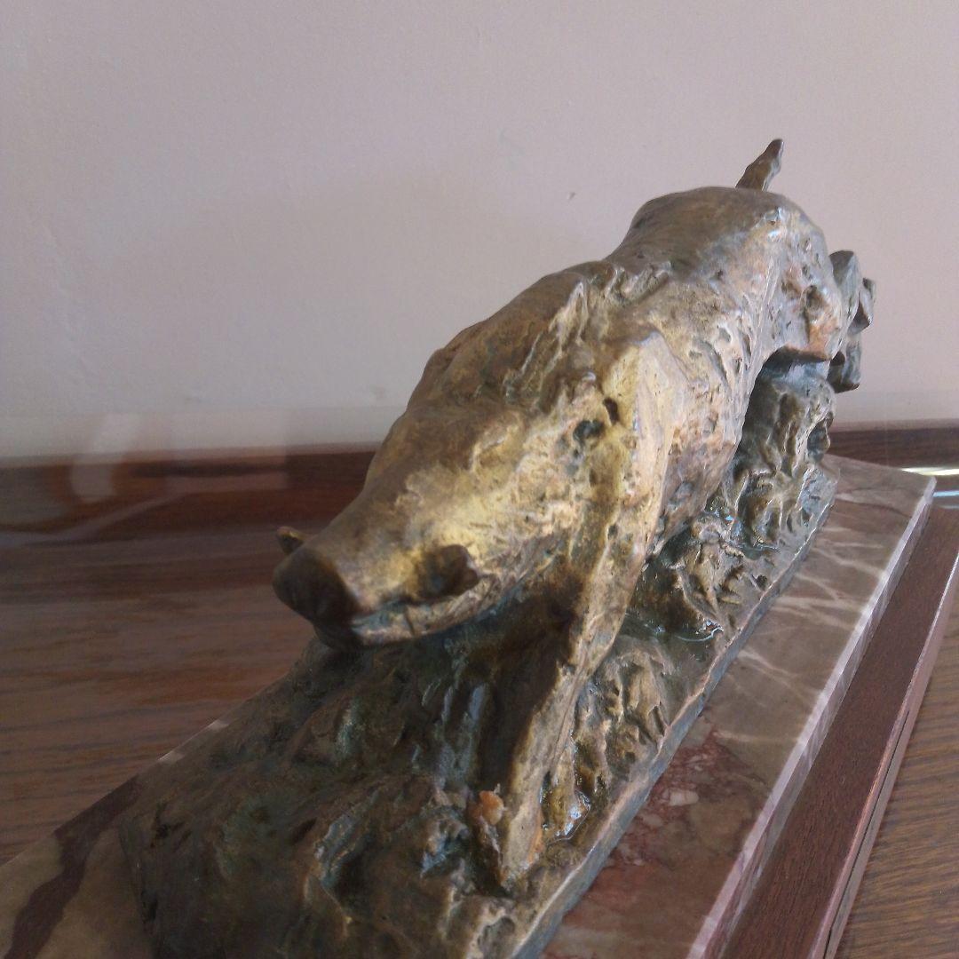 ブロンズ像猪　北村西望ブロンズ像　本土のみ方まとめ買い出来ます。