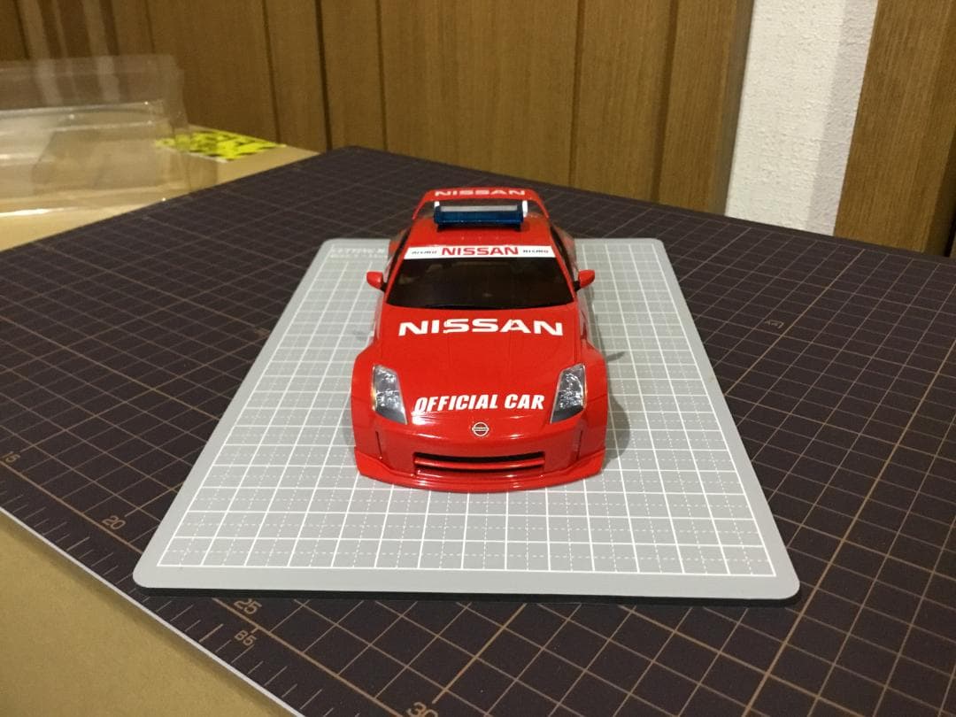 京商 ミニッツ ボディ 日産フェアレディZ セーフティカー（レッド