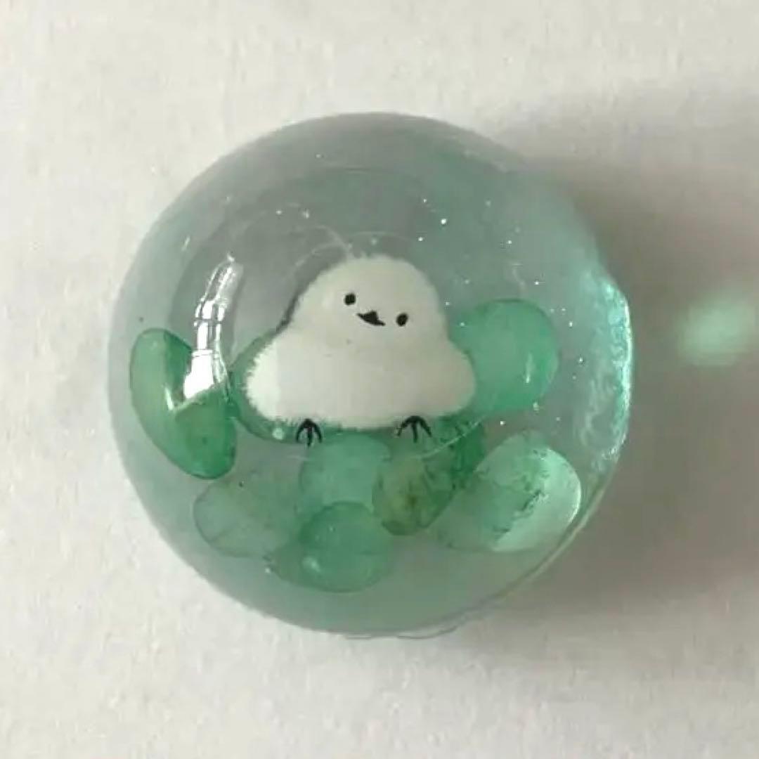 お昼寝シマエナガオルゴナイト - メルカリ