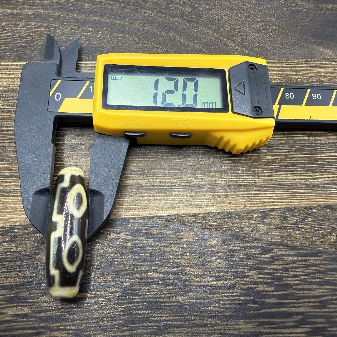 L068 壇城仏四眼希少天珠瑪瑙茶珠開運魔除け