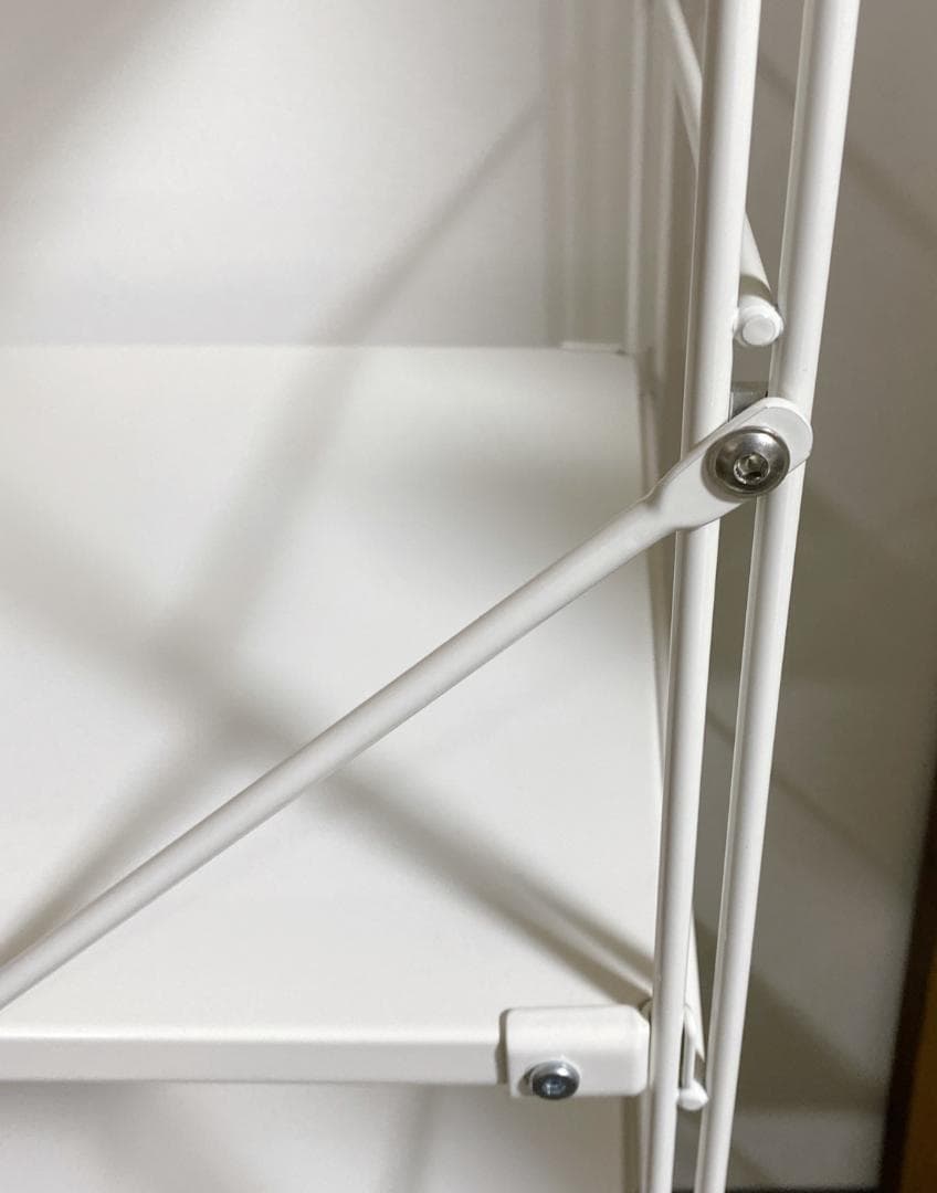 無印良品 スチールユニットシェルフ スチールラック 4段 ライトグレー