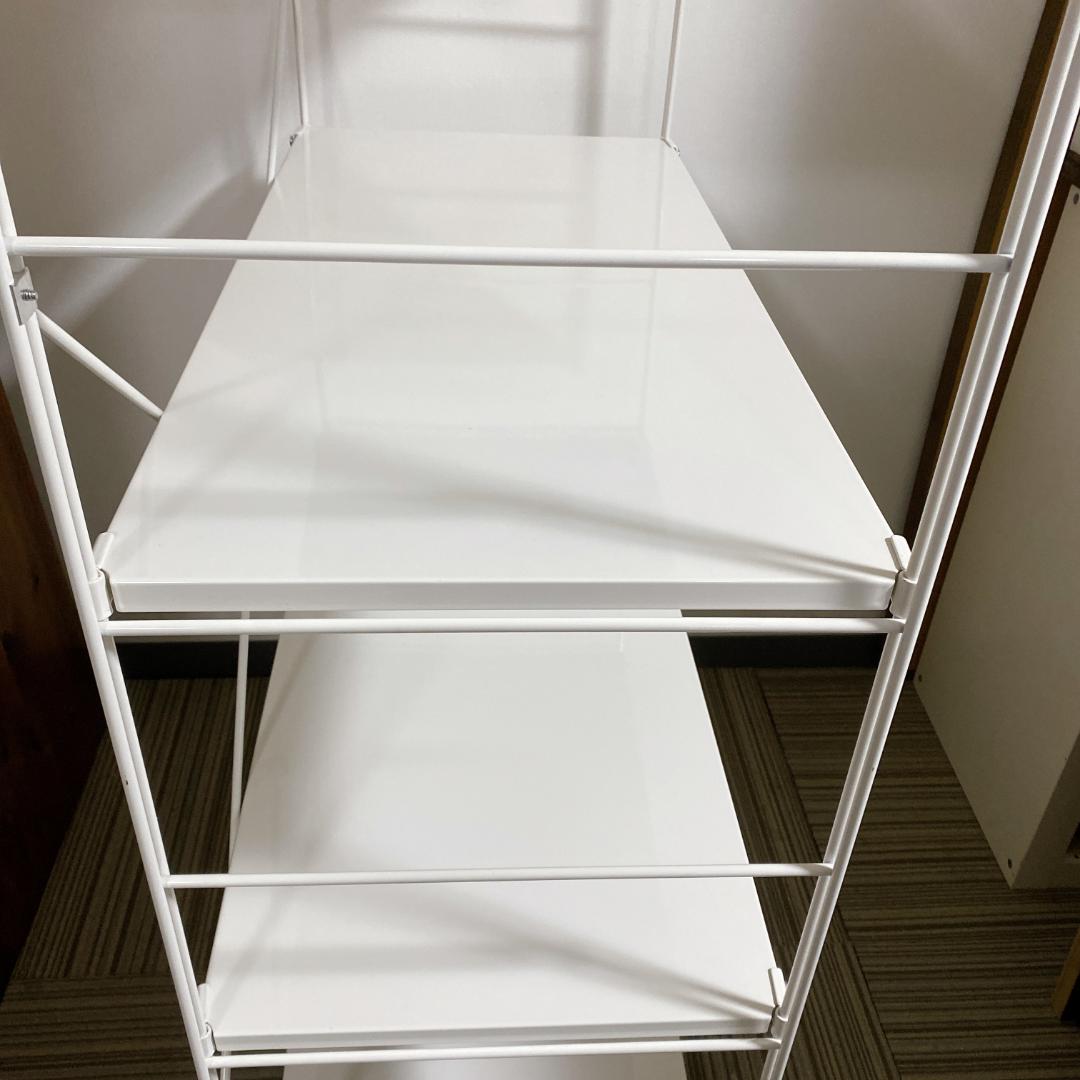 無印良品 スチールユニットシェルフ スチールラック 4段 ライトグレー