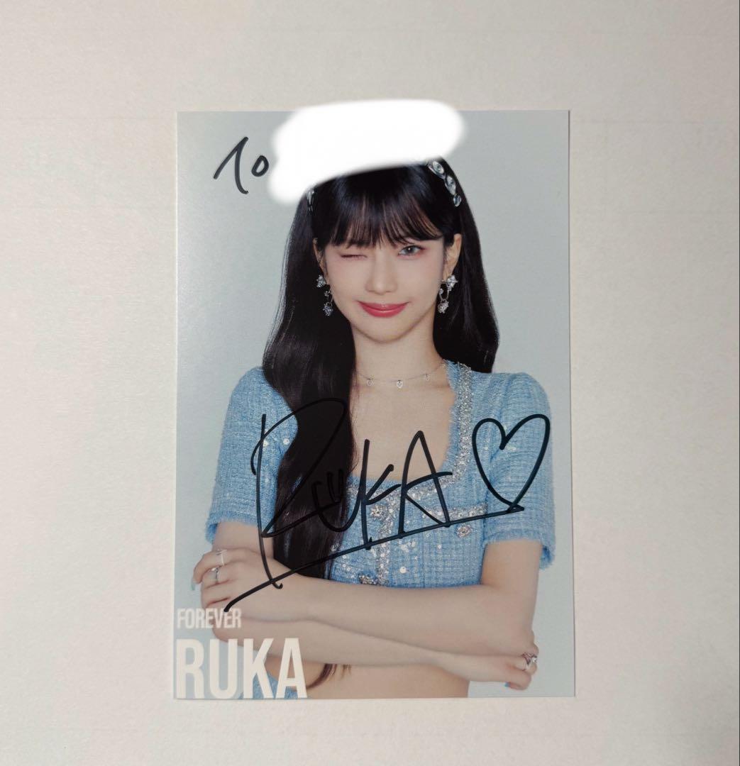 babymonster FOREVER ruka ルカ 直筆サイン 8/11 - メルカリ