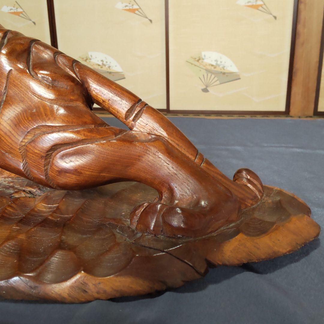 虎の置物 木彫り