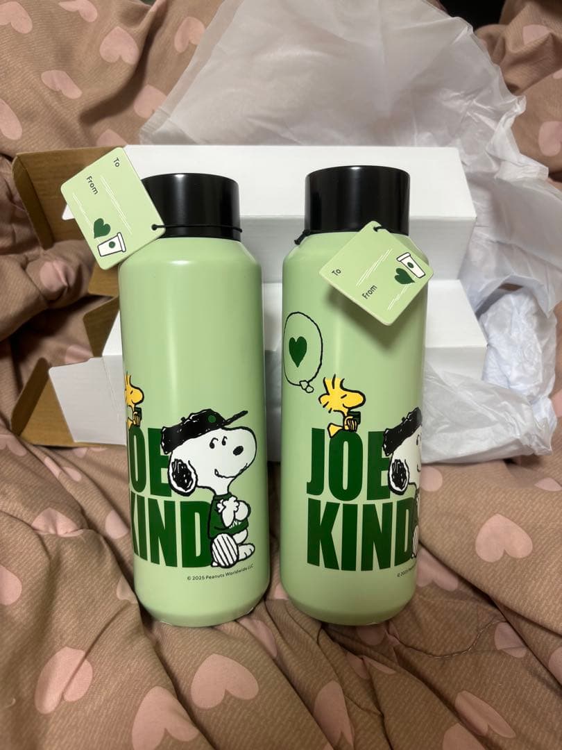 スターバックス PEANUTS ステンレスボトル グリーン 473ml - メルカリ