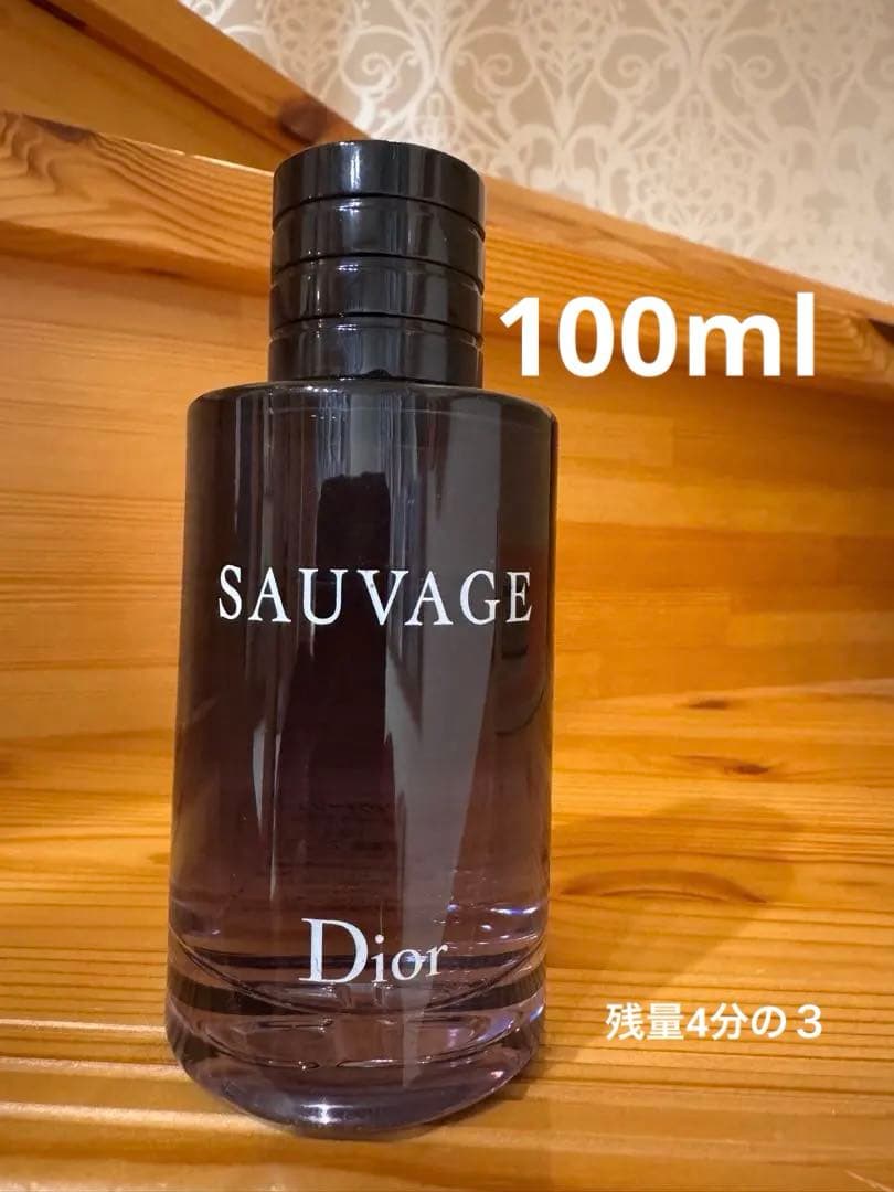 DIOR SAUVAGE 100ml 残量4分の3 - メルカリ