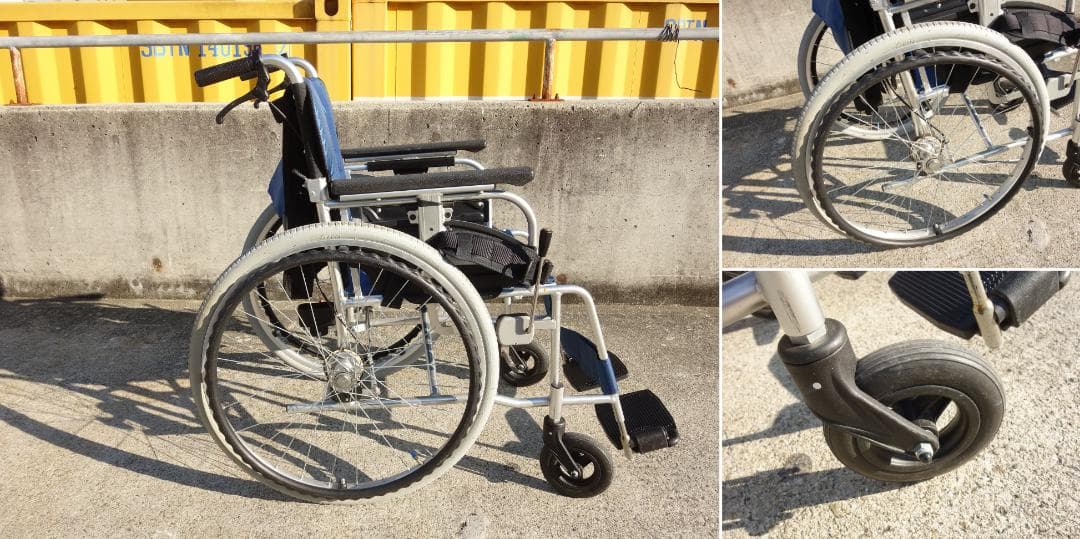 K▼川村義肢 車いす 車椅子 スタンダード 自走型 自走用 (38212)