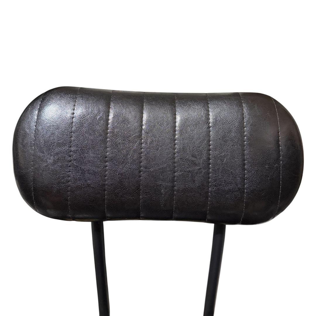 【スリーアイ】アンティークデザイン インダストリアル スチールフレームチェアー