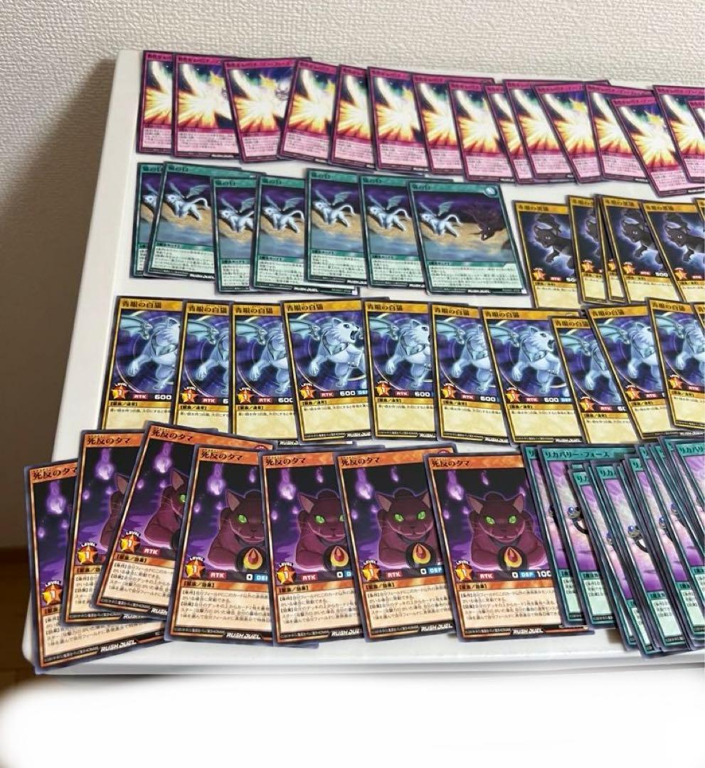 遊戯王、ラッシュデュエル、金眼の星猫、緑眼の星猫、銀眼の星猫（字レア、ノーマル）