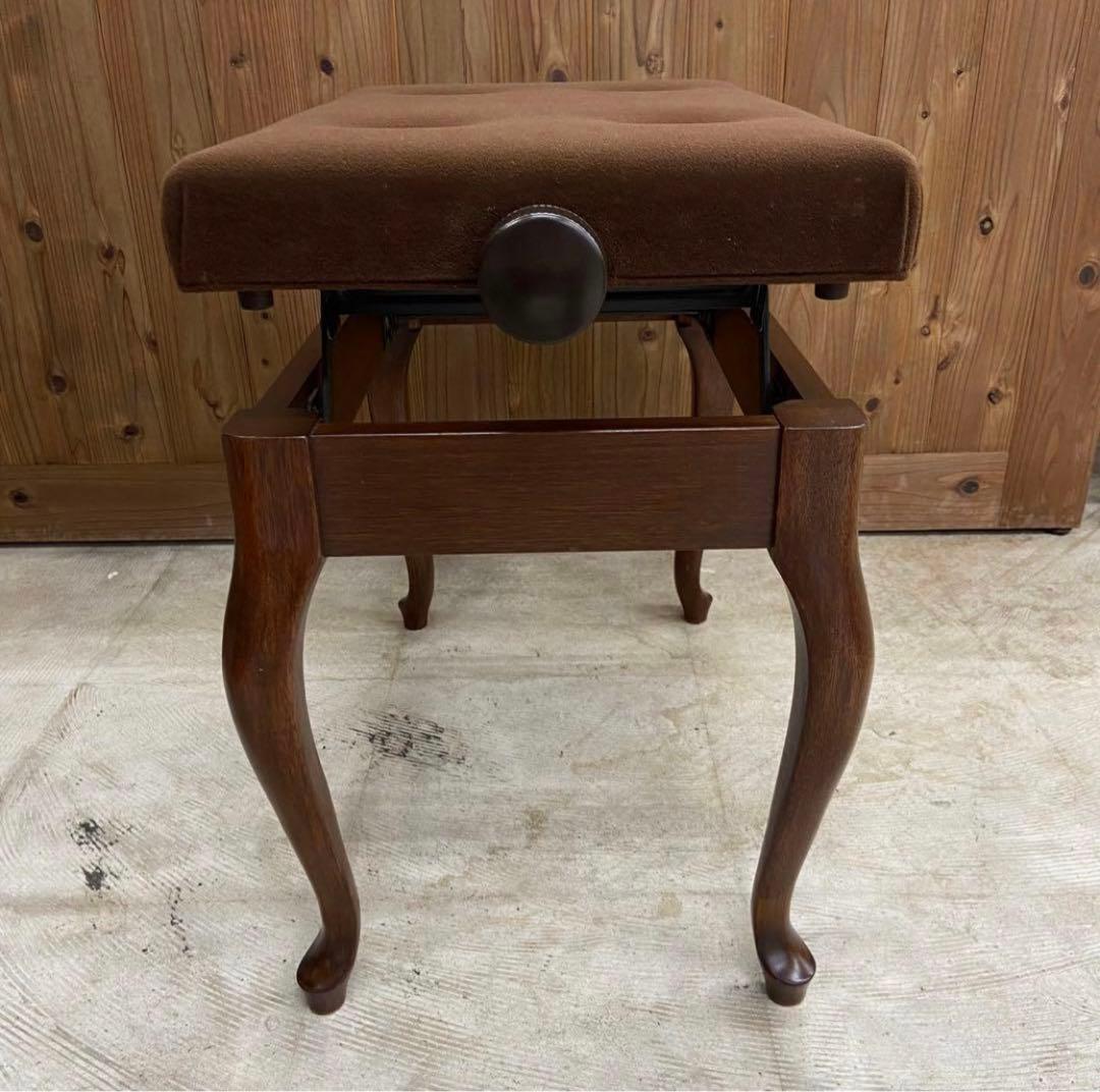 に*き様 【美品】YAMAHA ヤマハ ピアノ椅子 猫脚 木目