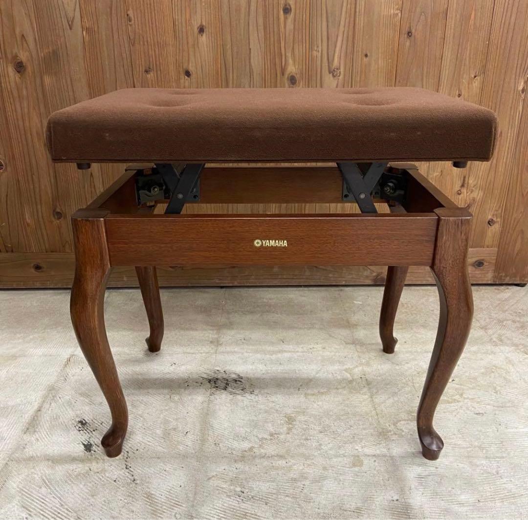 に*き様 【美品】YAMAHA ヤマハ ピアノ椅子 猫脚 木目