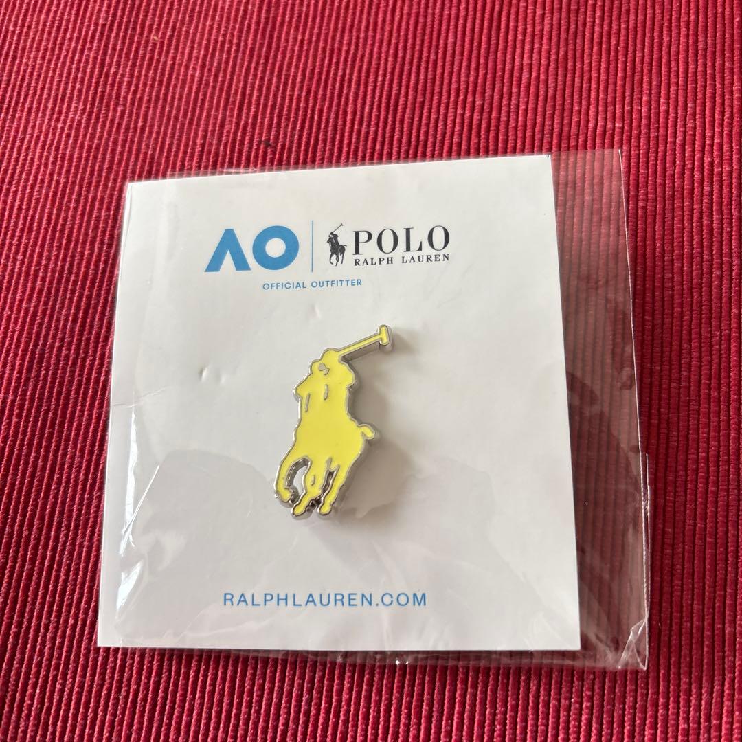 AO 全豪オープン × POLO RALPH LAUREN ピンバッジ 非売品 - メルカリ
