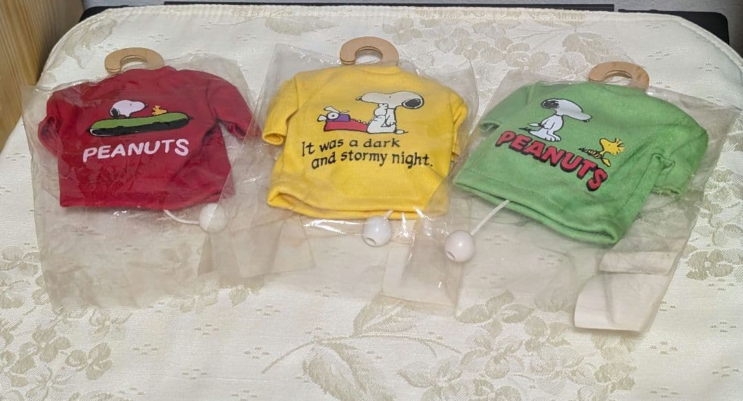 スヌーピー　オルゴール　Tシャツ型　３点セット　希少　レア