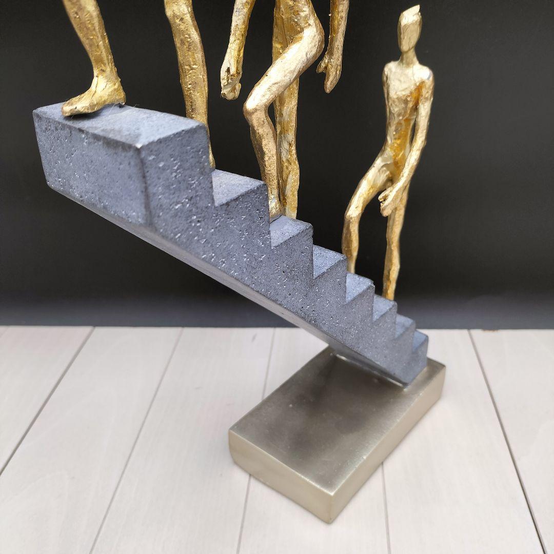 アセント デコオブジェ 階段の人 展示品 ゴールド(G-2507OB7)