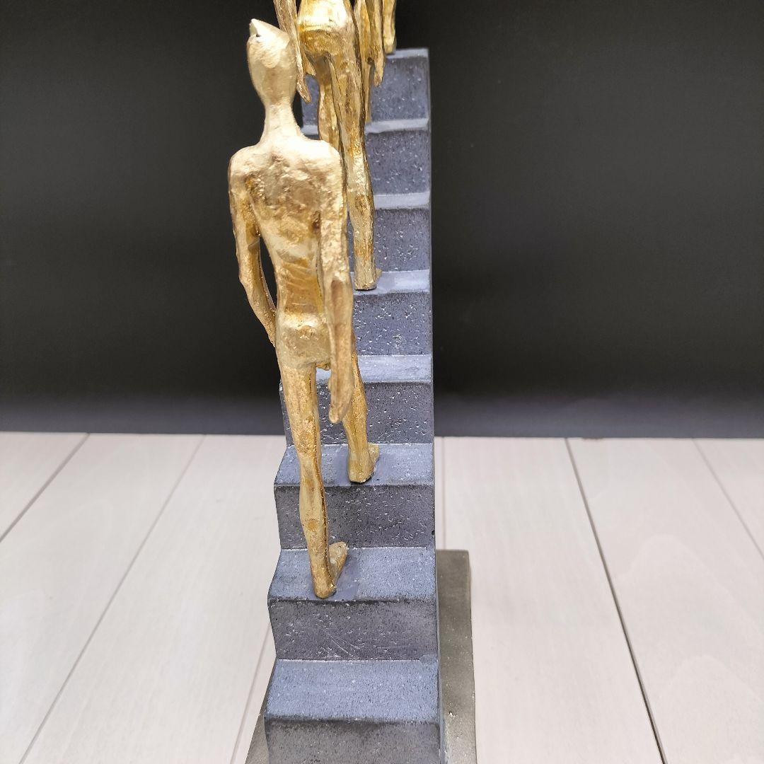 アセント デコオブジェ 階段の人 展示品 ゴールド(G-2507OB7)