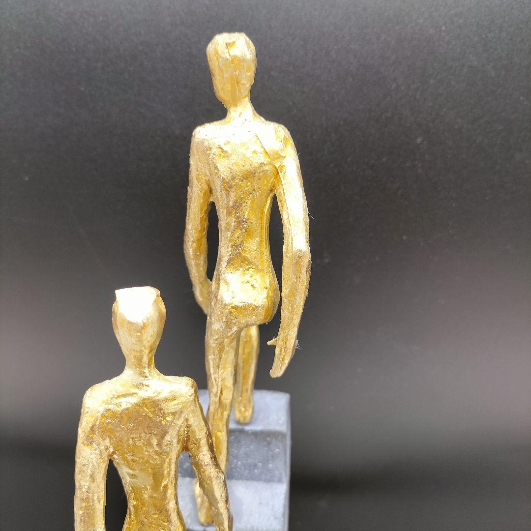 アセント デコオブジェ 階段の人 展示品 ゴールド(G-2507OB7)