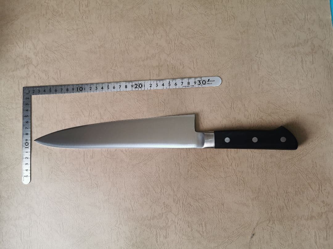 CLASSICタイプ 牛刀 270mm　未使用　両刃　無銘　ノーブランド