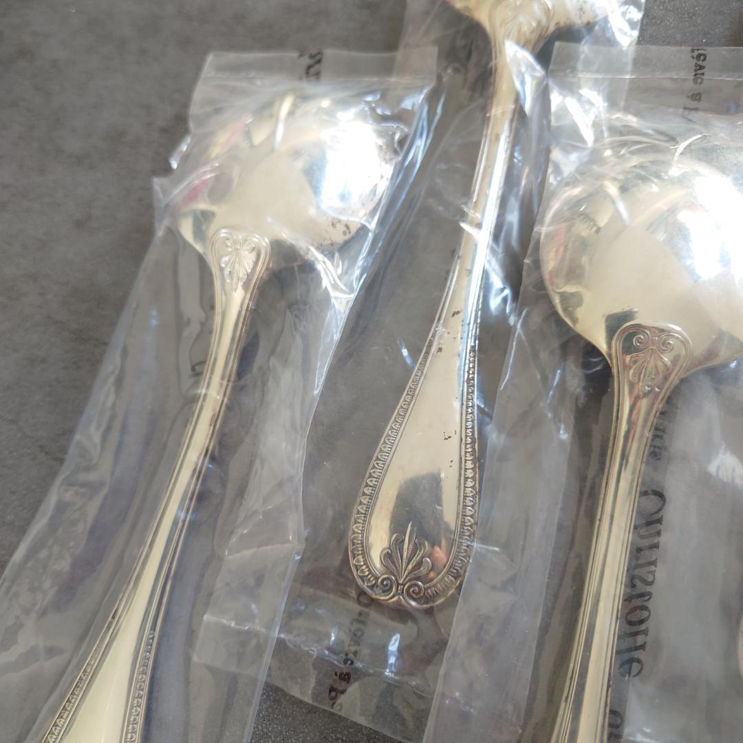 希少 クリストフル マルメゾン 未開封 コンソメスプーン 6点