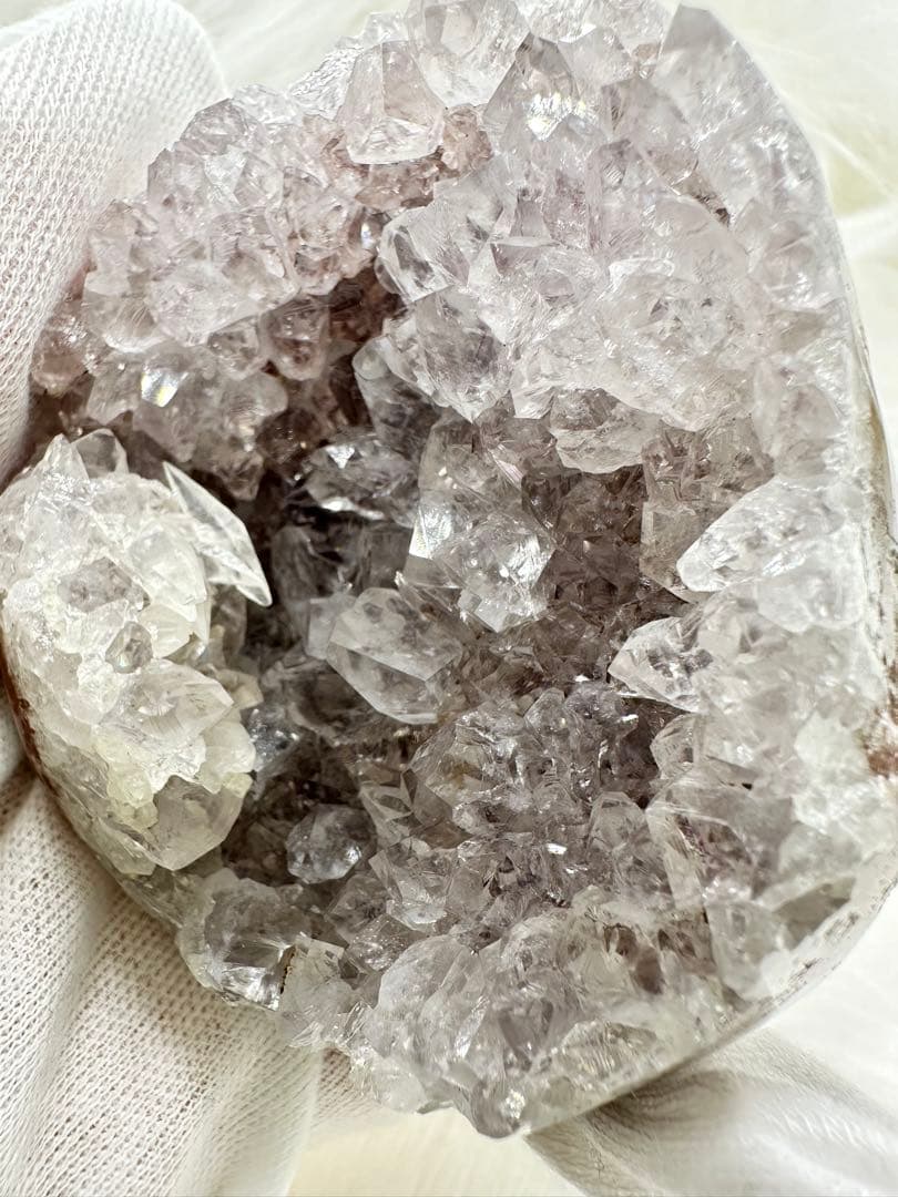 ホワイトアメジスト クラスター 超美品！ 1098