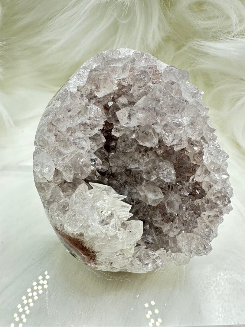 ホワイトアメジスト クラスター 超美品！ 1098