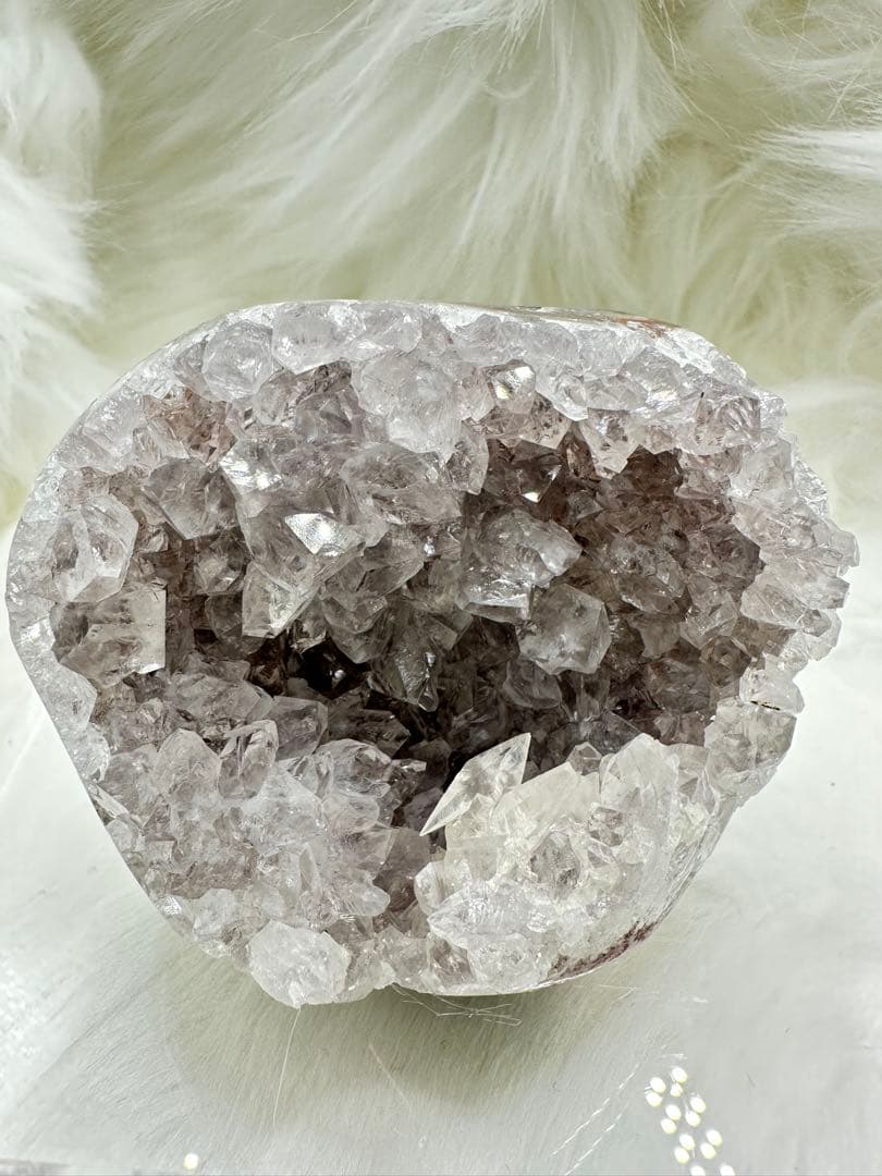 ホワイトアメジスト クラスター 超美品！ 1098