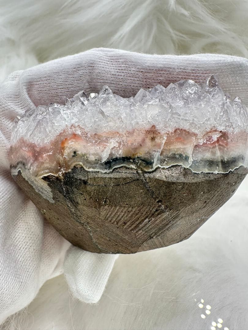 ホワイトアメジスト クラスター 超美品！ 1098