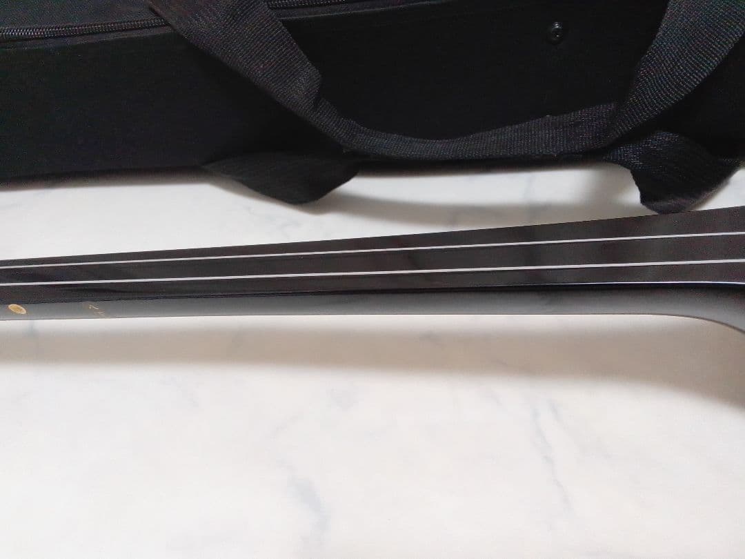 沖縄 三線 琉球 ケース付 全長約74cm 人工皮(破れなし）