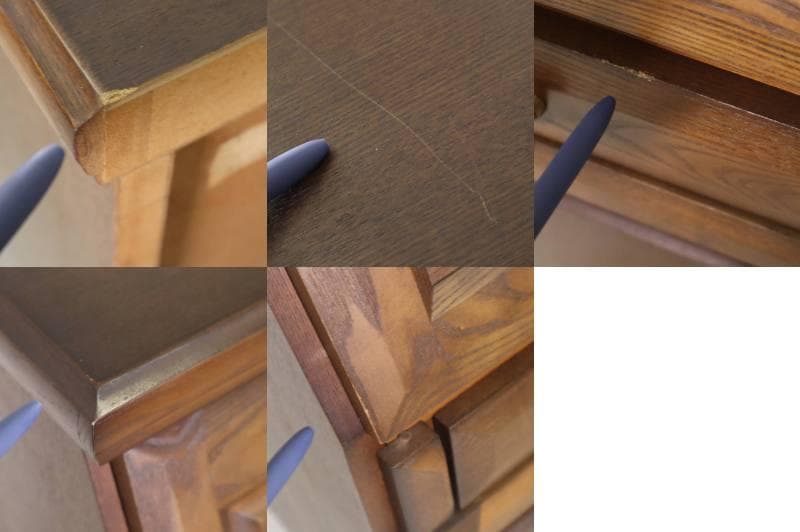 旭川家具 大雪木工 バロン 楢材 ライティングデスク ビューロー 書斎机