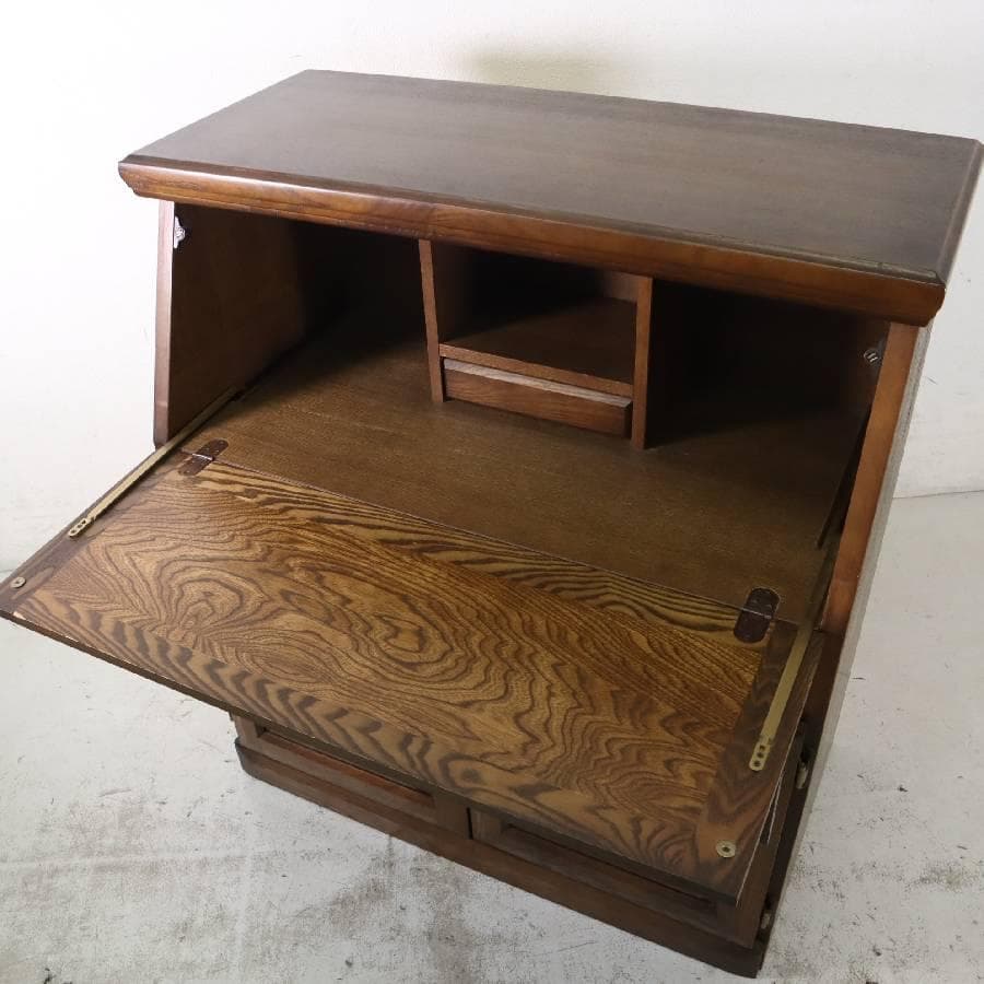 旭川家具 大雪木工 バロン 楢材 ライティングデスク ビューロー 書斎机