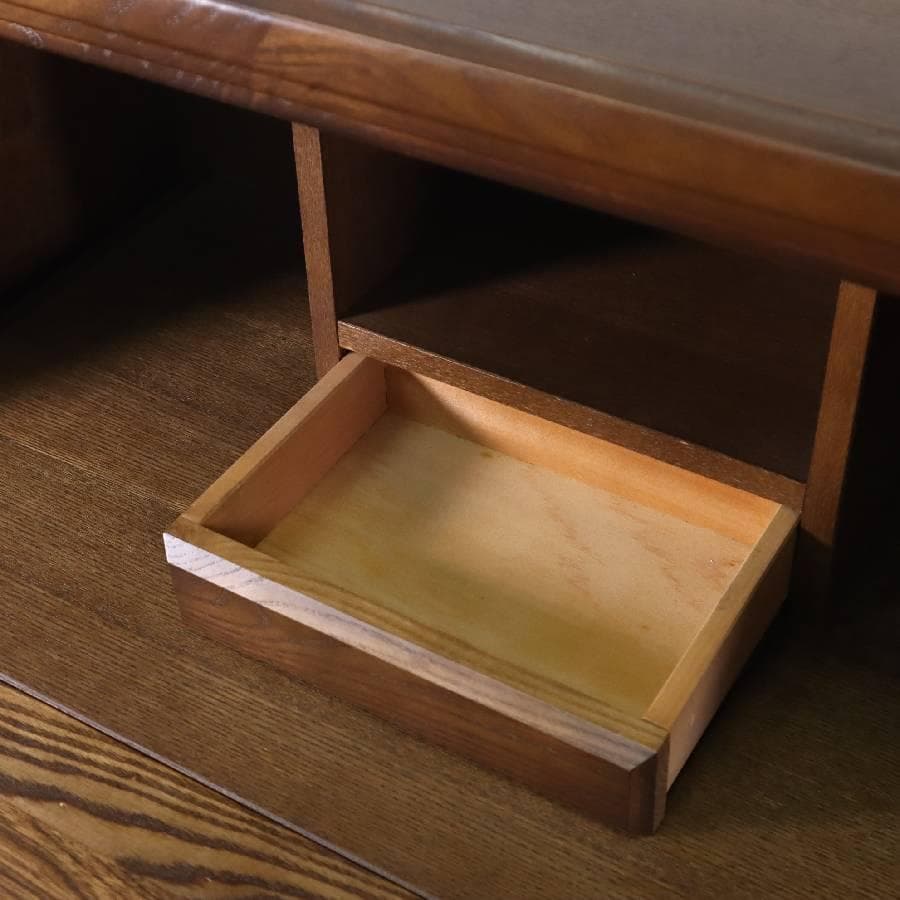 旭川家具 大雪木工 バロン 楢材 ライティングデスク ビューロー 書斎机