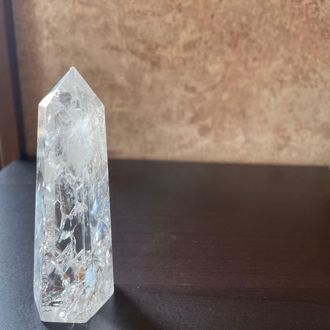 クラック水晶　タワー　天然石