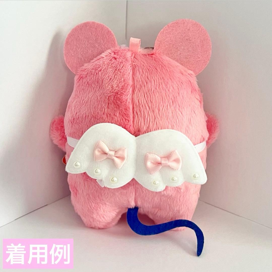 いつぬい ぬい用 羽 付 サテン リボン スタイ よだれかけ 緑 モンぬい