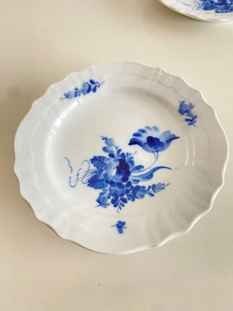 ロイヤルコペンハーゲン ブルーフラワー カーブ プレート 5枚 17.5cm