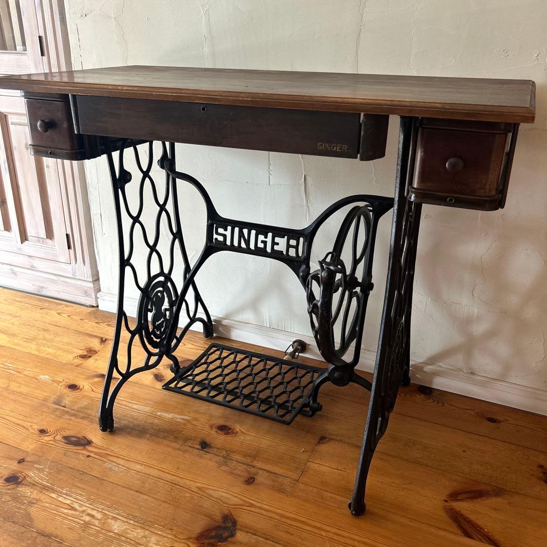 SINGER シンガー ミシン デスク テーブル