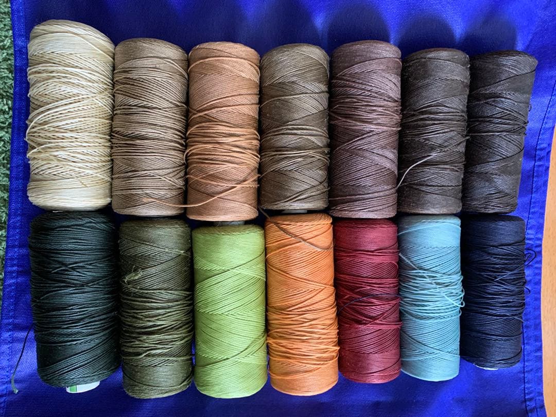 【まとめ売り】　マクラメ　蝋引き糸 手芸素材糸・ビーズ・ワイヤー