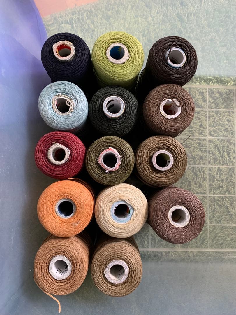 【まとめ売り】　マクラメ　蝋引き糸 手芸素材糸・ビーズ・ワイヤー