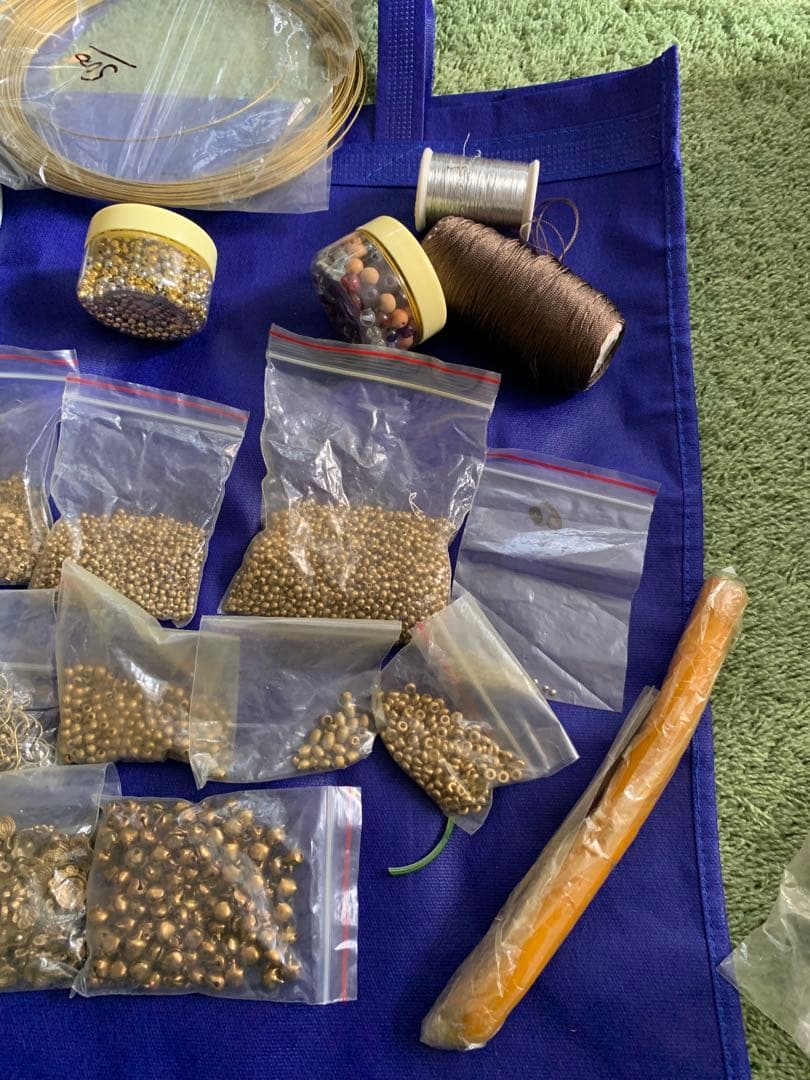 【まとめ売り】　マクラメ　蝋引き糸 手芸素材糸・ビーズ・ワイヤー