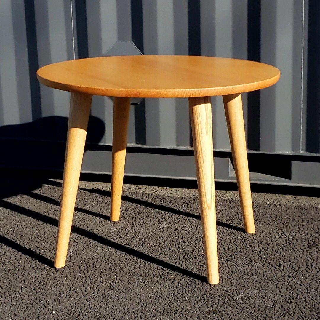 【美品】KASHIWA ラウンドテーブル JG10US カフェ コーヒーテーブル