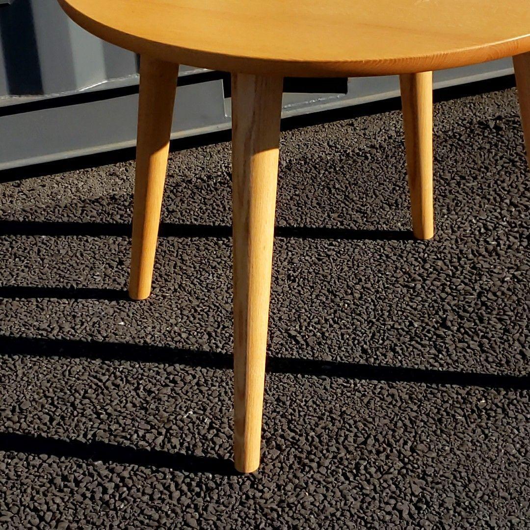 【美品】KASHIWA ラウンドテーブル JG10US カフェ コーヒーテーブル