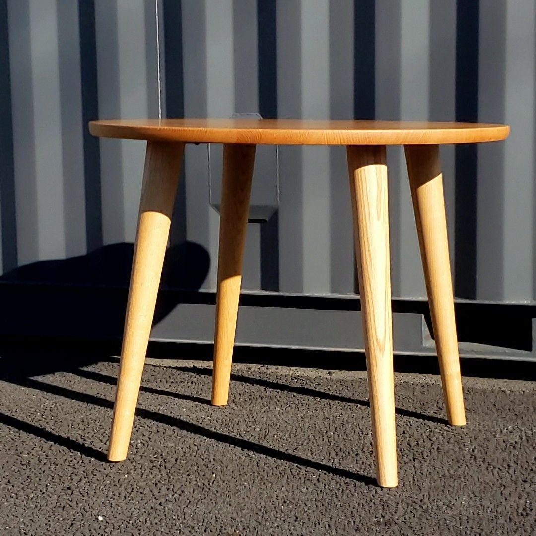 【美品】KASHIWA ラウンドテーブル JG10US カフェ コーヒーテーブル