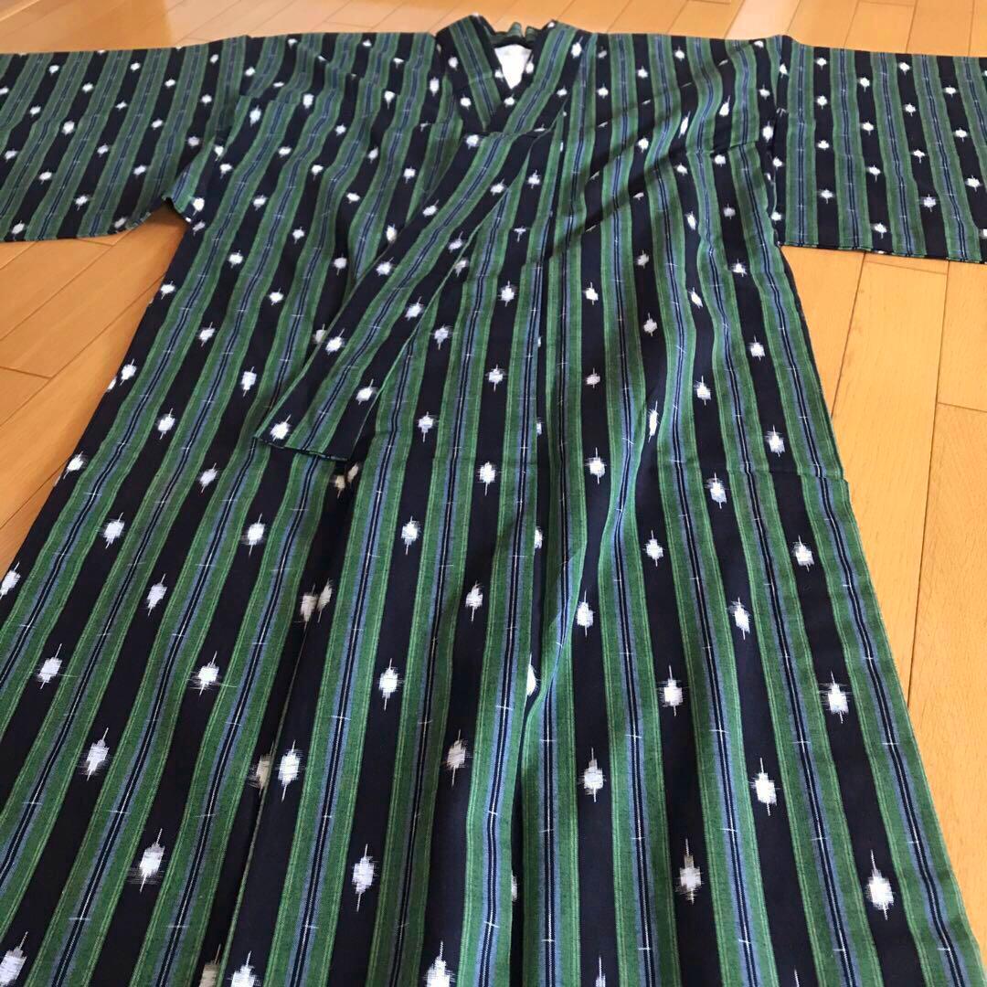 伊予絣 かすり 着物 和柄 生地 アンティーク 昭和レトロ - メルカリ