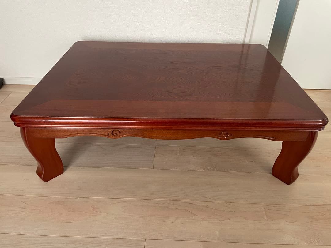 【美品】 家具 折りたたみ可 座卓 ローテーブル 天然木