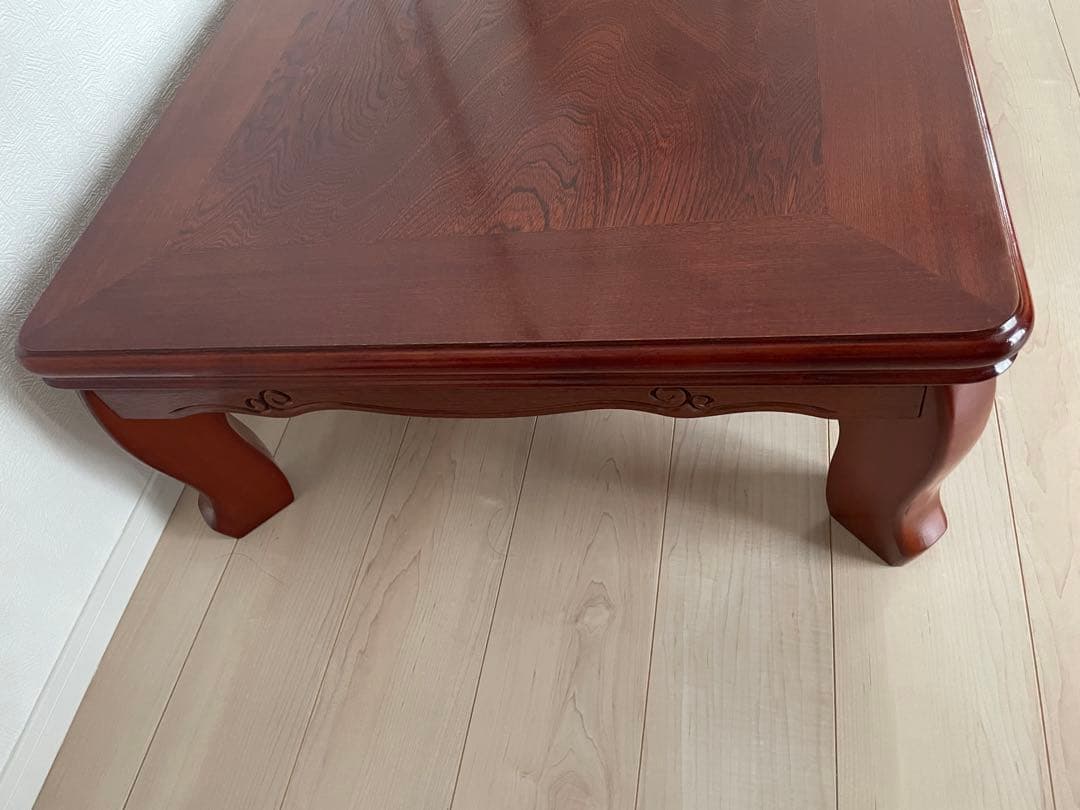 【美品】 家具 折りたたみ可 座卓 ローテーブル 天然木