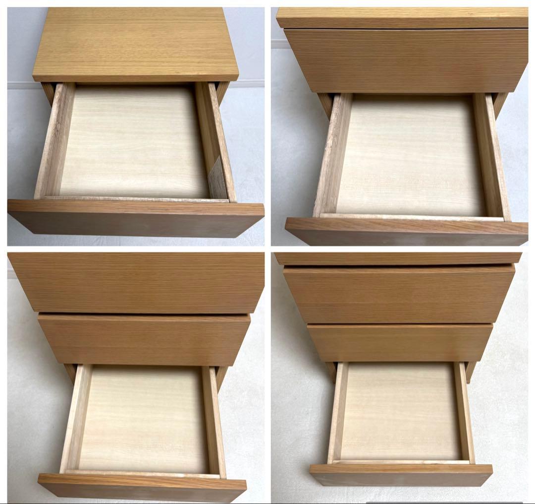 美品】 無印良品 オーク材 チェスト 4段 廃盤 脚付 北欧 - メルカリ