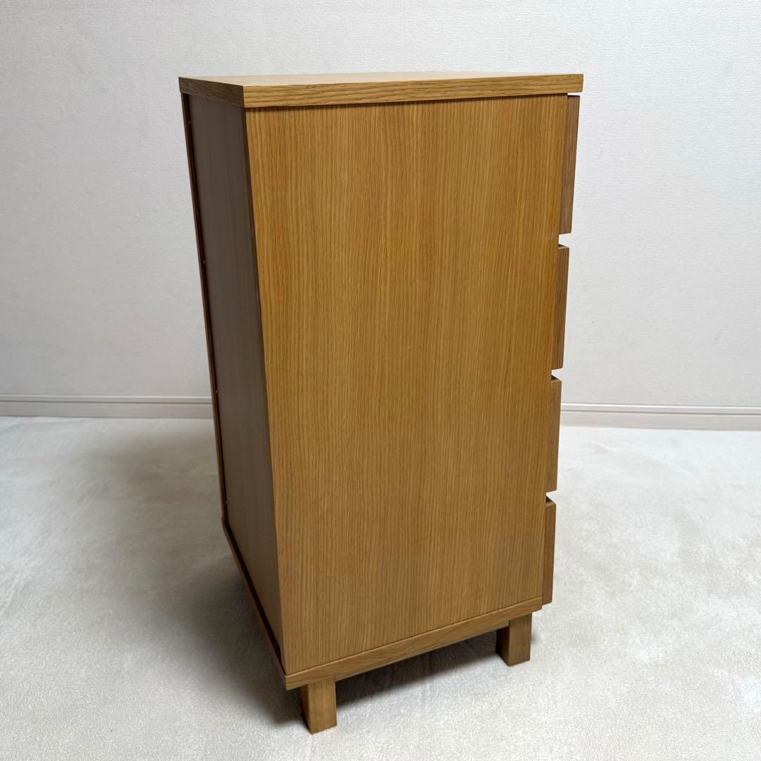 美品】 無印良品 オーク材 チェスト 4段 廃盤 脚付 北欧 - メルカリ
